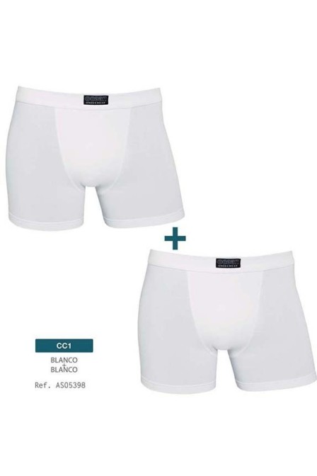 OCEAN 5398 BOXER PACK 2 GOMA VISTA 48 A 60 BLANCO 22,55