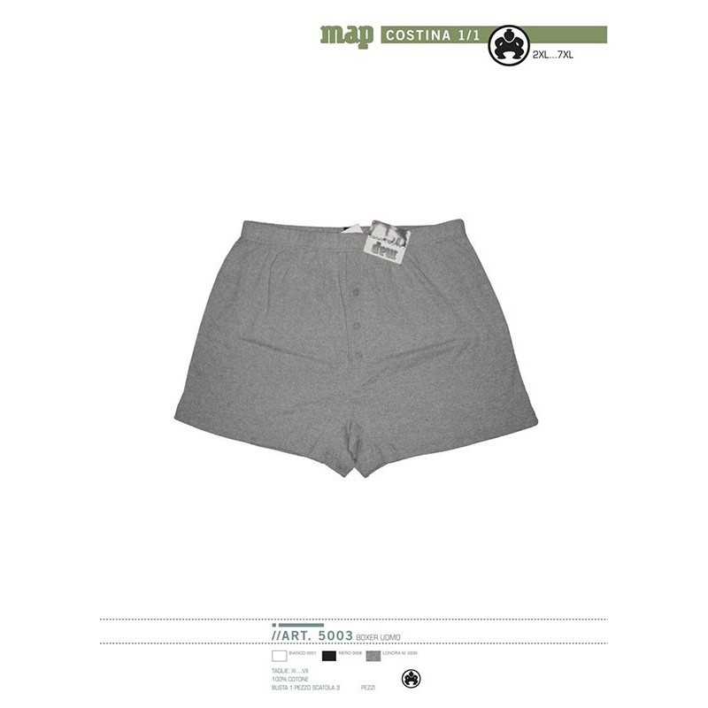 MAP 5003 BOXER ALGODON 2XL-7XL 15,25