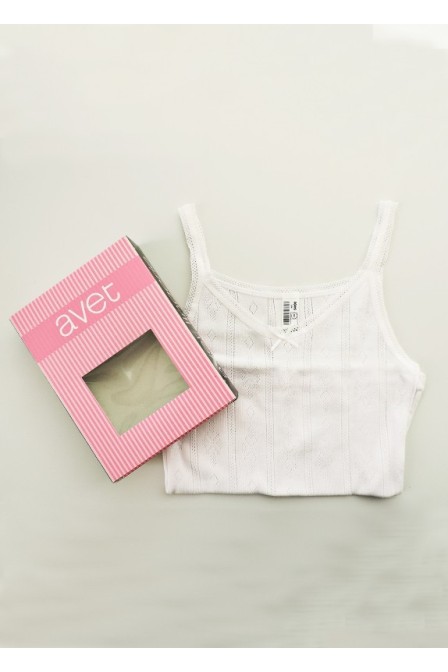 AVET 64100 CAMISETA NIÑA  4 - 6 - 8 BLANCO 6,05