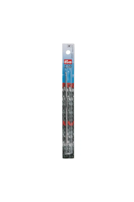 Prym 175840 Aguja de crochet sin mango, 2,00 mm, color plata