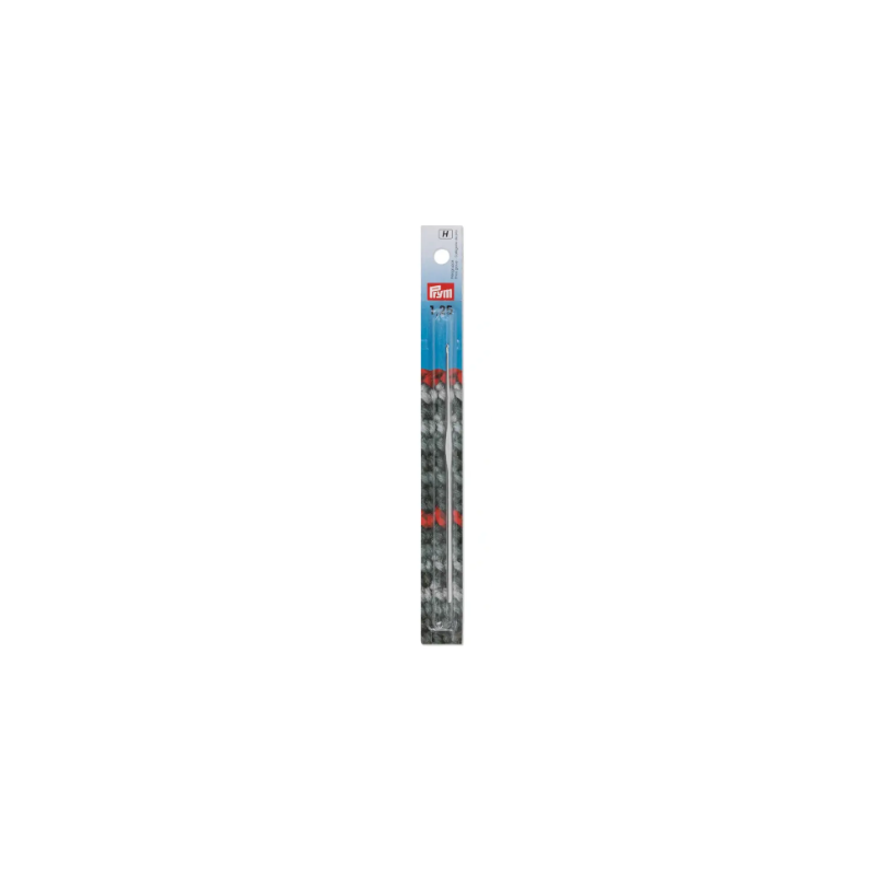 Prym 175 845 Aguja de crochet sin mango, 1,25 mm, color plata