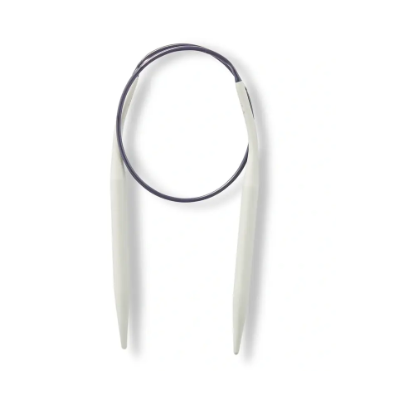 Prym 211305 Agujas circulares de aluminio, 40 cm, 6,00 mm, color gris