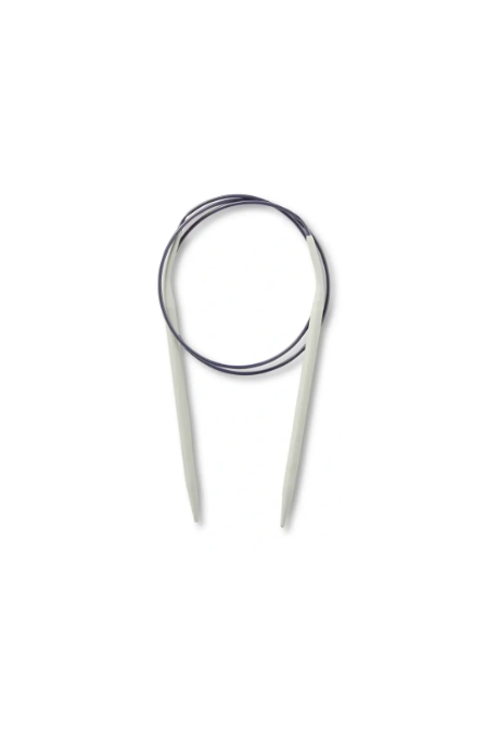 Prym 211364 Agujas circulares de aluminio, 80 cm, 5,50 mm, color gris