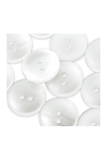 Prym 311270 Botones de bata y pijama, 18 mm, nácar