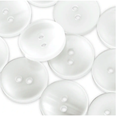 Prym 311270 Botones de bata y pijama, 18 mm, nácar