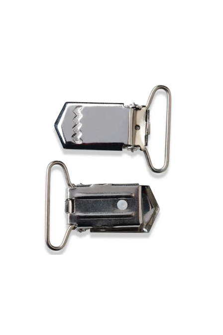 Prym 405220 Clips para tirantes, 18 mm, color plata