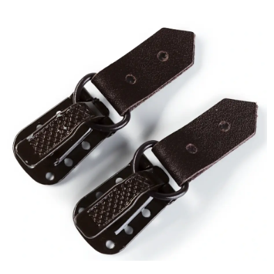 Prym 416502 Clips de piel con ganchos negros