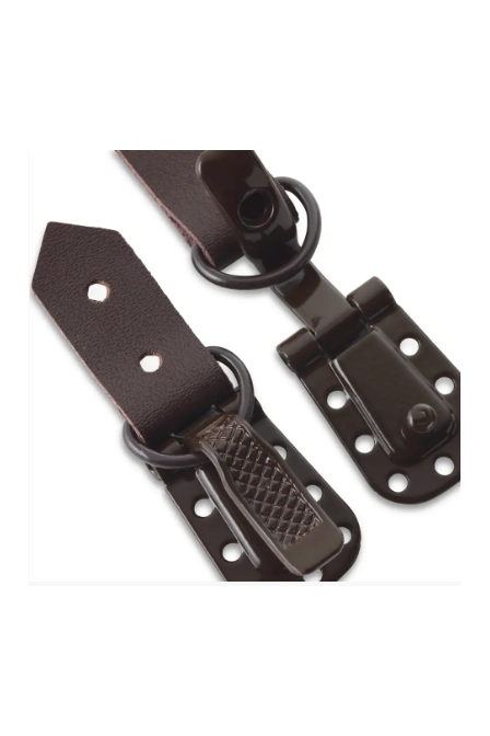 Prym 416502 Clips de piel con ganchos negros