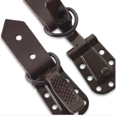 Prym 416502 Clips de piel con ganchos negros