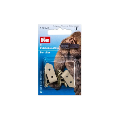 Prym 416503 Pinzas para pelo de color beige