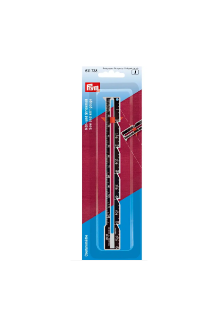 Prym 611738 Cinta métrica para costura y tejido, cm/pulgadas