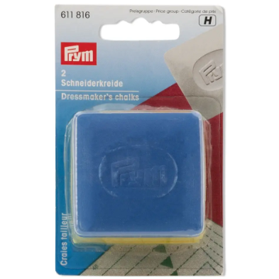 Prym 611816 Tiza de sastre, amarilla/azul