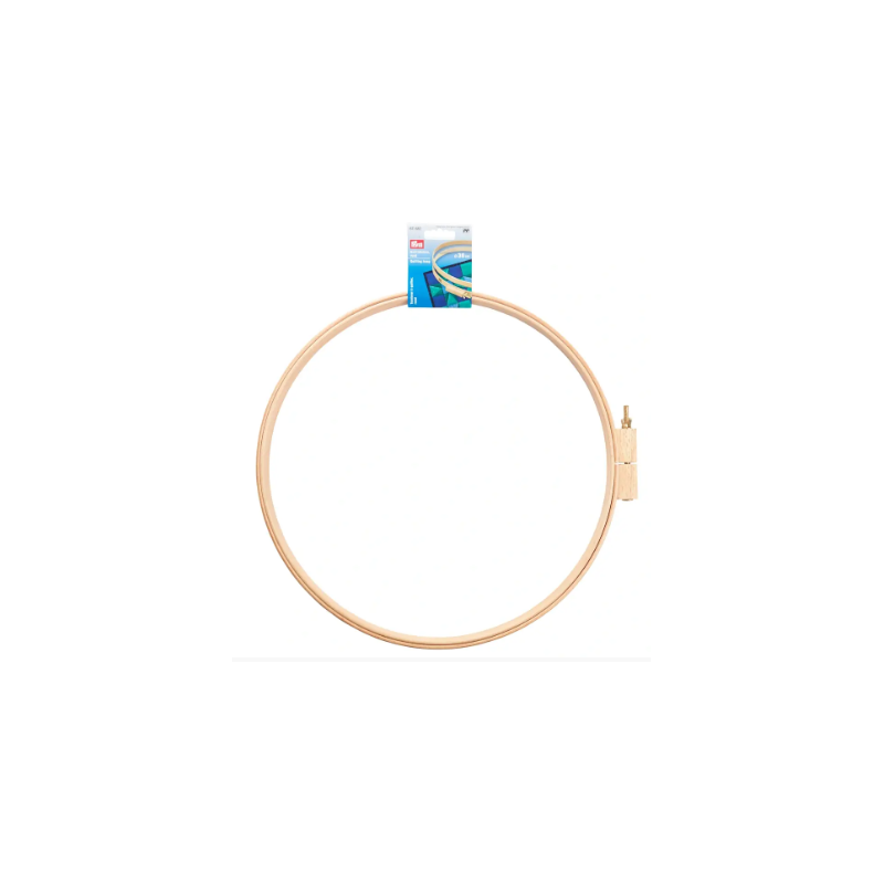 Prym 611 682 Bastidor de edredón de madera de haya con tornillo, 23 mm x 36 cm