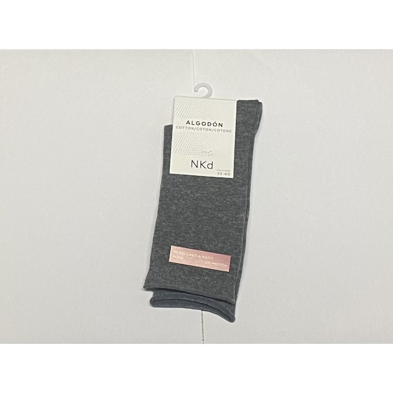 Nkd 250103.601U Calcetín de punto liso y puño sin goma
