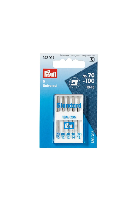 PRYM 152 450 AGUJAS PARA MÁQUINA DE COSER 705H 80-100 CUERO