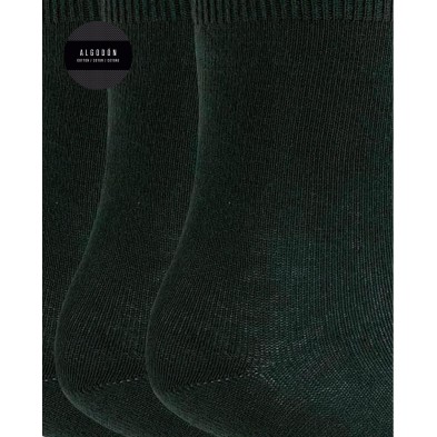 PUNTO BLANCO 70144-10 PACK DE 3 CALCETINES CORTOS LISO ALGODÓN TALLA 4/6