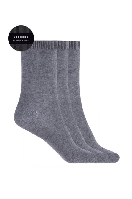 PUNTO BLANCO 70144-10 PACK DE 3 CALCETINES CORTOS LISO ALGODÓN TALLA 4/6