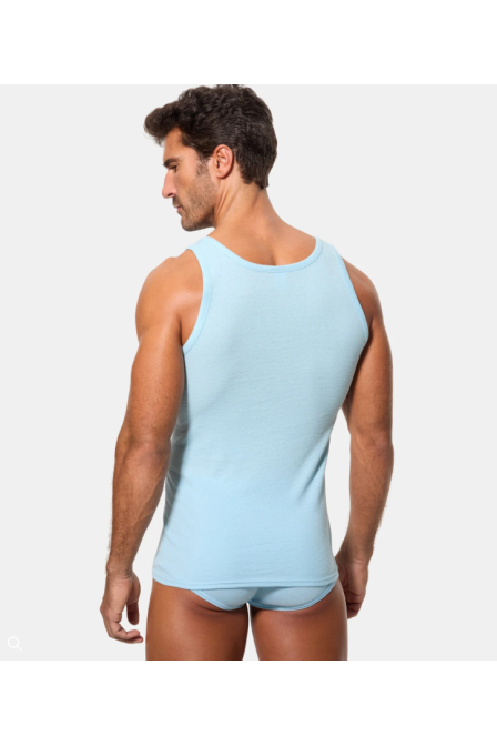 ABANDERADO 980 CAMISETA INTERIOR DE TIRANTES HOMBRE 50% ALGODÓN 50% POLIÉSTER