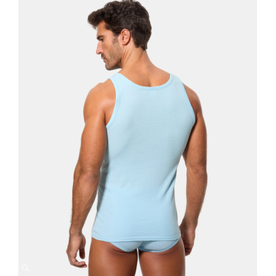 ABANDERADO 980 CAMISETA INTERIOR DE TIRANTES HOMBRE 50% ALGODÓN 50% POLIÉSTER