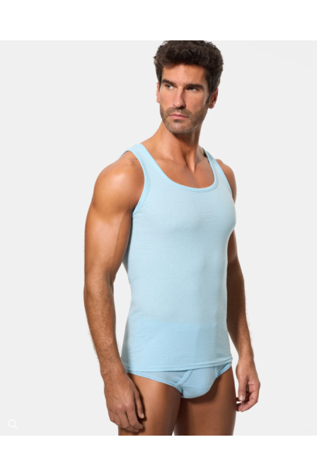 ABANDERADO 980 CAMISETA INTERIOR DE TIRANTES HOMBRE 50% ALGODÓN 50% POLIÉSTER