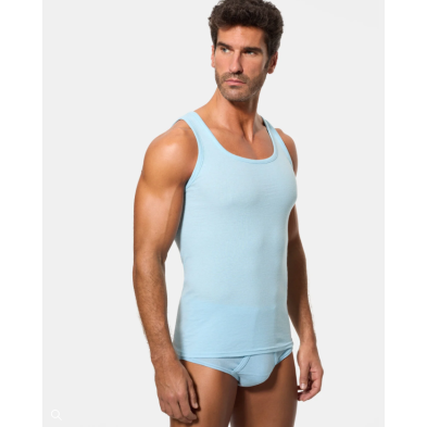 ABANDERADO 980 CAMISETA INTERIOR DE TIRANTES HOMBRE 50% ALGODÓN 50% POLIÉSTER