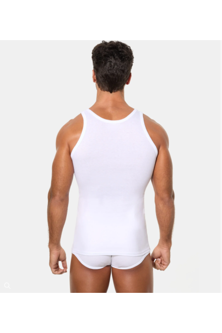 ABANDERADO 980 CAMISETA INTERIOR DE TIRANTES HOMBRE 50% ALGODÓN 50% POLIÉSTER