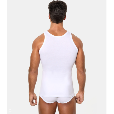 ABANDERADO 980 CAMISETA INTERIOR DE TIRANTES HOMBRE 50% ALGODÓN 50% POLIÉSTER