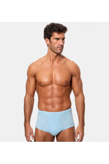 ABANDERADO 985 CALZONCILLO BRASLIP ABIERTO ALGODÓN 50% Y POLIÉSTER 50%