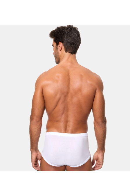 ABANDERADO 985 CALZONCILLO BRASLIP ABIERTO ALGODÓN 50% Y POLIÉSTER 50%
