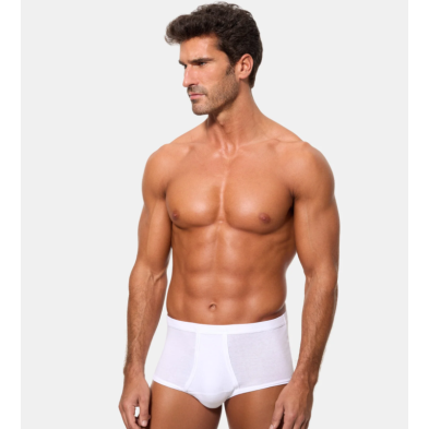 ABANDERADO 985 CALZONCILLO BRASLIP ABIERTO ALGODÓN 50% Y POLIÉSTER 50%