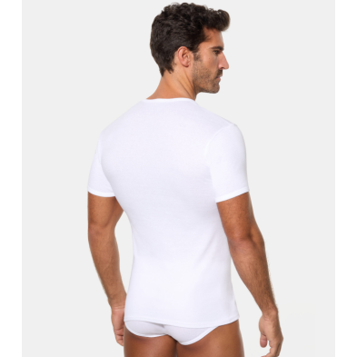ABANDERADO 306 CAMISETA DE MANGA CORTA CUELLO REDONDO DE ALGODÓN CANALÉ
