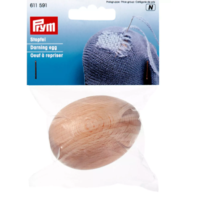 PRYM 611 591 Huevo para zurcir, natural