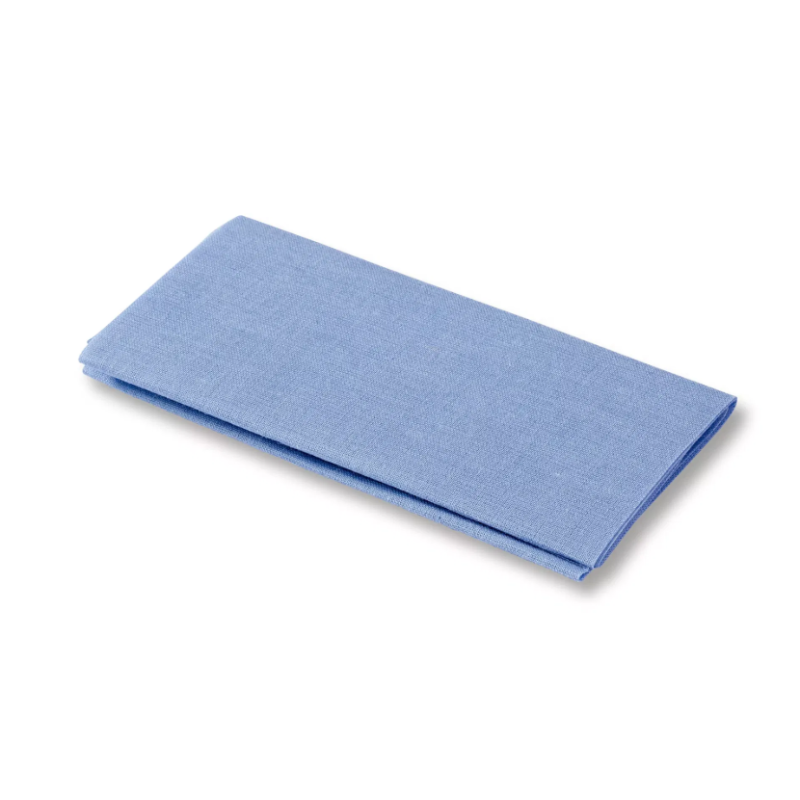 PRYM 929 393 Tela para remendar, algodón, para aplicar con la plancha, 12x45cm, azul cielo