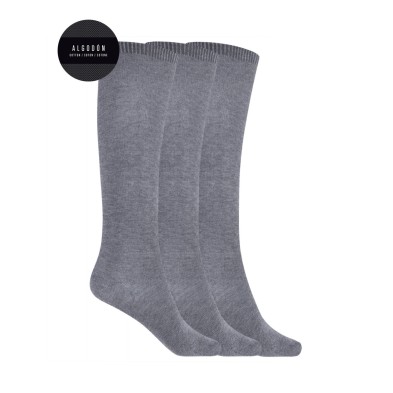 PUNTO BLANCO PACK DE 3 CALCETINES LARGOS AZUL MARINO T-4/6 70144-30