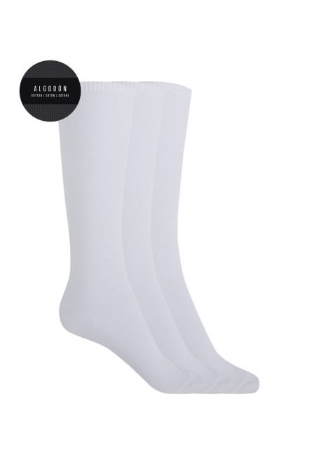 PUNTO BLANCO PACK DE 3 CALCETINES LARGOS AZUL MARINO T-4/6 70144-30