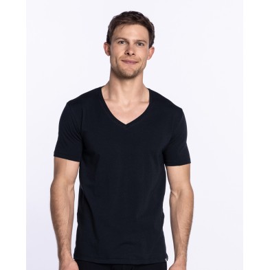 PUNTO BLANCO CAMISETA CUELLO PICO DE ALGODÓN ORGÁNICO, ECOLOGIX 33531-20