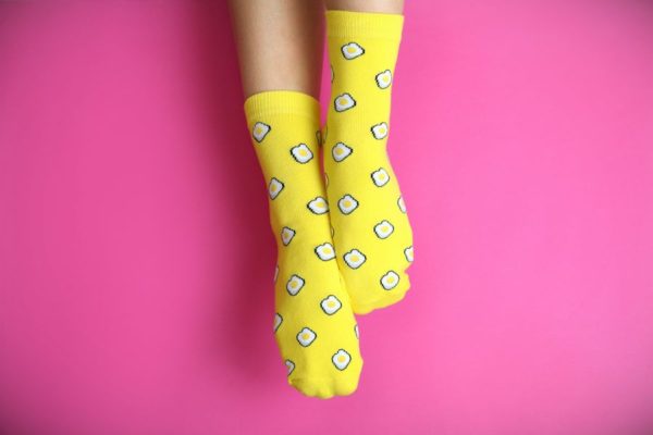 Ejemplos de calcetines divertidos para mujer